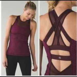 🚫 SOLD— Lululemon Tanquil mesh tank